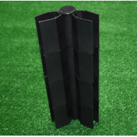 Угол поворотный от 60° до 300° пластик для доски 300х30 из ДПК Чёрный Угол поворотный от 60° до 300° пластик для доски 300х30 из ДПК Чёрный