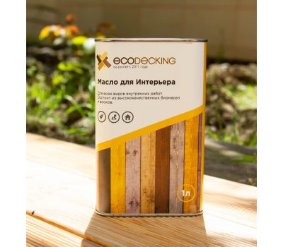 Масло для интерьера от производителя  Ecodecking по цене 816 р