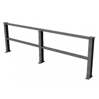 Декоративные ограждения ДПК " Ковбойская изгородь", Серый базальт, шлифованное Декоративные ограждения ДПК " Ковбойская изгородь", Серый базальт, шлифованное