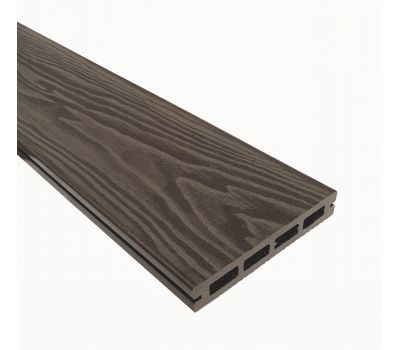 Террасная доска Смарт 3D Пустотелая с пазом Тик Киото от производителя  Terrapol по цене 746 р