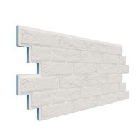 Фасадная термопанель Венецианский кирпич 20 мм - Белоснежный Фасадная термопанель Венецианский кирпич 20 мм - Белоснежный