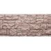 Фасадные панели (цокольный сайдинг) коллекция камень дикий - Терракотовый от производителя  Fineber по цене 642 р