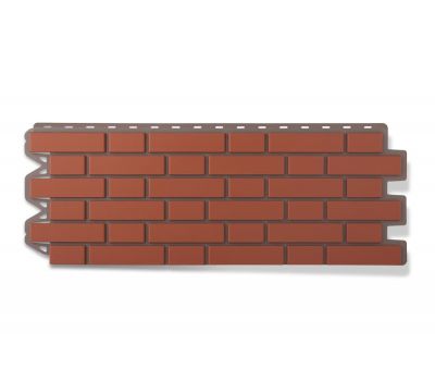 Фасадные панели (цокольный сайдинг)    Кирпич клинкерный Красный от производителя  Альта-профиль по цене 630 р