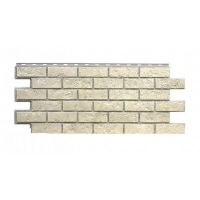 Цокольный сайдинг «Старый форт» Дымчато-Белый Цокольный сайдинг «Старый форт» Дымчато-Белый