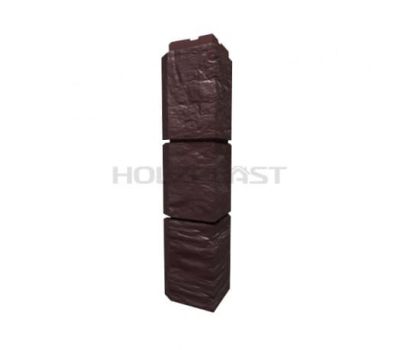 Внешний Угол для коллекции Туф Темно-коричневый от производителя  Holzplast по цене 504 р