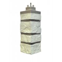 Внешний угол Creek Ledgestone (Бутовый камень) Ivory White Внешний угол Creek Ledgestone (Бутовый камень) Ivory White