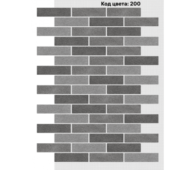 Фасадная система Кирпич 250х65 мм (Микс на армирующей сетке) Код цвета 200 от производителя  АМК по цене 996 р