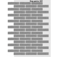 Фасадная система Клинкер 245х55 мм (Однотонный на армирующей сетке) Код цвета. 201 Фасадная система Клинкер 245х55 мм (Однотонный на армирующей сетке) Код цвета. 201