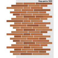 Фасадная система Ригель 150х39/250х39/350х39 мм (Микс на армирующей сетке) Код цвета. 500