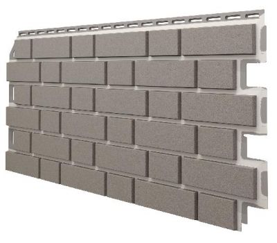Фасадные панели (Цокольный Сайдинг) VOX Solid, Clinker, Ashy от производителя  Vox по цене 564 р