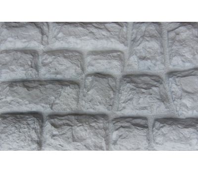 Фасадные панели Камень крупный Белый от производителя  Aelit по цене 384 р