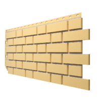 Фасадные панели Flemish (гладкий кирпич) Желтый Фасадные панели Flemish (гладкий кирпич) Желтый