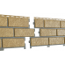 Фасадная панель Стоун Хаус - Кирпич с декорированным швом Песочный от производителя  Ю-Пласт по цене 582 р