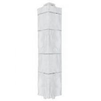 Угол наружный для Цокольного сайдинга Белый Угол наружный для Цокольного сайдинга Белый