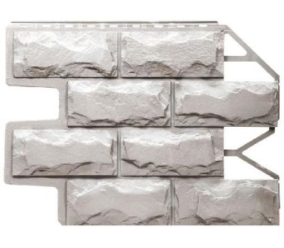 Фасадные панели (цокольный сайдинг) Блок - Светло-коричневый от производителя  Fineber по цене 522 р