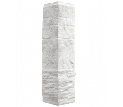 Угол наружный коллекция Блок Молочно-белый от производителя  Fineber по цене 684 р
