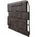 Фасадные панели Туф 3D - Темно-коричневый от производителя  Fineber по цене 538 р