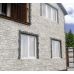 Фасадные панели (цокольный сайдинг) коллекция камень дикий - Жемчужный от производителя  Fineber по цене 642 р