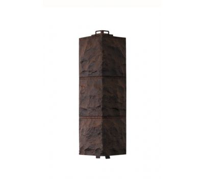 Угол Доломит - Тёмно- коричневый от производителя  Фасайдинг Дачный по цене 434 р