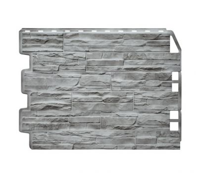 Фасадные панели Скол -  Светло- серый от производителя  Fineber по цене 511 р