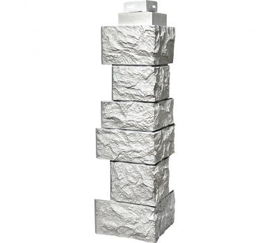 Угол наружный коллекция Дикий камень Мелованный белый от производителя Fineber по цене 564 р Угол наружный коллекция Дикий камень Мелованный белый от производителя Fineber по цене 564 р