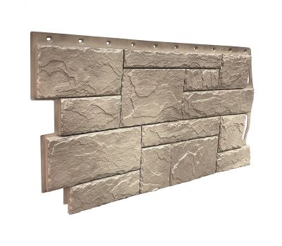 Фасадные панели (цокольный сайдинг) коллекция Камень Природный - Песочный от производителя Fineber по цене 666 р Фасадные панели (цокольный сайдинг) коллекция Камень Природный - Песочный от производителя Fineber по цене 666 р