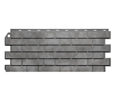 Фасадные панели (цокольный сайдинг) Кирпич Клинкерный 3D Бежево-Серый от производителя  Fineber по цене 538 р