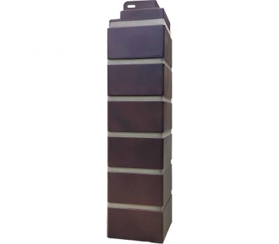 Угол наружный Кирпич Клинкерный 3D Коричнево-Чёрный от производителя Fineber по цене 564 р Угол наружный Кирпич Клинкерный 3D Коричнево-Чёрный от производителя Fineber по цене 564 р