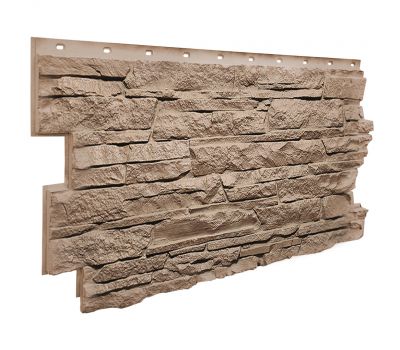 Фасадные панели (цокольный сайдинг) коллекция Скала - Песочный от производителя Fineber по цене 666 р Фасадные панели (цокольный сайдинг) коллекция Скала - Песочный от производителя Fineber по цене 666 р