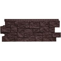 Фасадные панели Стандарт Дикий камень Шоколадный (Коричневый) Фасадные панели Стандарт Дикий камень Шоколадный (Коричневый)