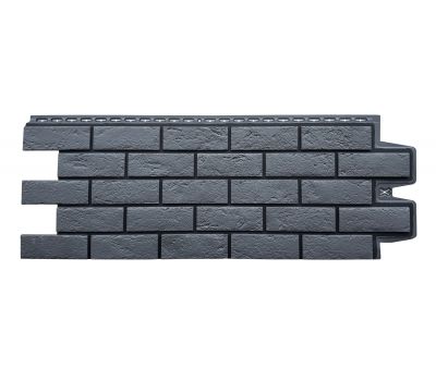 Фасадные панели Премиум состаренный кирпич Графит (шов RAL 9005) от производителя Grand Line по цене 540 р Фасадные панели Премиум состаренный кирпич Графит (шов RAL 9005) от производителя Grand Line по цене 540 р