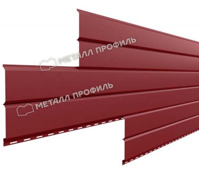 Металлический сайдинг МП СК-14х226 (ПРМ-03-3011-0.5) Коричнево-красный от производителя  Металл Профиль по цене 863 р