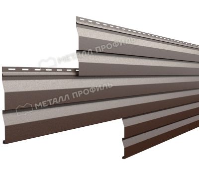 Металлический сайдинг МП СК-14х226 (VikingMP E-20-8017-0.5) Коричневый шоколад от производителя  Металл Профиль по цене 1 368 р