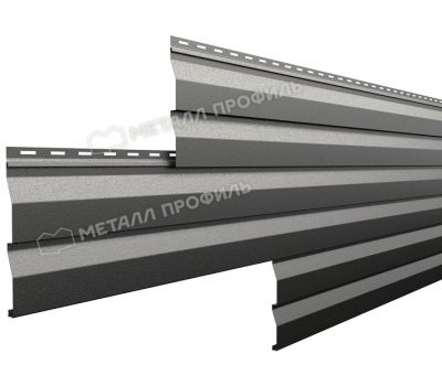 Металлический сайдинг МП СК-14х226 (VikingMP E-20-9005-0.5) Черный темный от производителя  Металл Профиль по цене 1 368 р