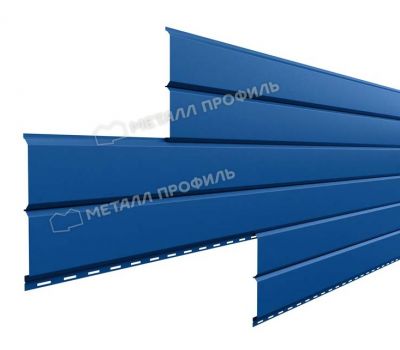 Металлический сайдинг Lбрус-15х240 (ПЭП-01-5005-0.45) Синий насыщенный от производителя  Металл Профиль по цене 431 р