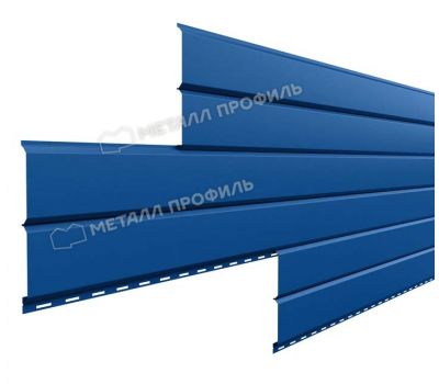 Металлический сайдинг Lбрус-15х240 (PURMAN-20-5005-0.5) Синий насыщенный от производителя  Металл Профиль по цене 1 560 р