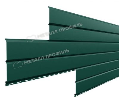 Металлический сайдинг Lбрус-15х240 (VikingMP-01-6005-0.45) Зеленый мох от производителя  Металл Профиль по цене 845 р