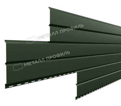 Металлический сайдинг Lбрус-15х240 (VikingMP E-20-6007-0.5) Бутылочно-зеленый от производителя  Металл Профиль по цене 1 392 р