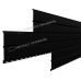 Металлический сайдинг Lбрус-15х240 (VikingMP E-20-9005-0.5) Черный темный от производителя  Металл Профиль по цене 1 392 р
