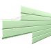 Металлический сайдинг Lбрус-15х240 NormanMP (ПЭ-01-6019-0.5) Зеленая пастель от производителя  Металл Профиль по цене 515 р