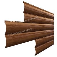 Металлический сайдинг Woodstock-Т-28х330 (ECOSTEEL-01-МореныйДуб-0.5) Металлический сайдинг Woodstock-Т-28х330 (ECOSTEEL-01-МореныйДуб-0.5)