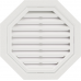 Восьмиугольная фронтонная вентиляционная решётка Белая от производителя  Т-сайдинг по цене 3 840 р