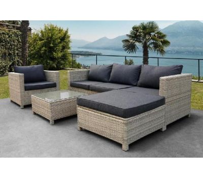 Комплект мебели плетеной из иск. ротанга YR821G Grey/Grey от производителя  Afina по цене 116 460 р
