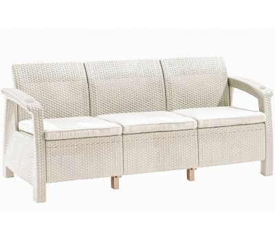Трёхместный диван Sofa 3 Seat Белый от производителя  Мебель Yalta по цене 18 000 р