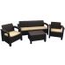 Диван и кресла Terrace Set Max от производителя  Мебель Yalta по цене 36 960 р