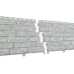 Фасадная панель Стоун Хаус Кварцит - Светло-Серый от производителя  Ю-Пласт по цене 378 р