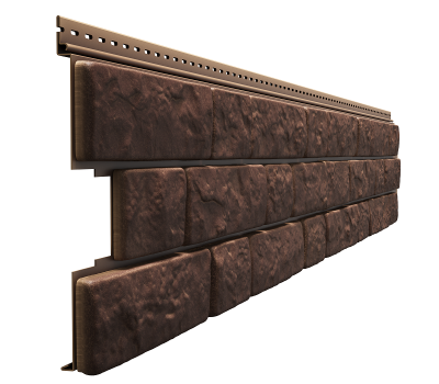 Фасадные панели - серия LUX BERGART под камень Кедровый орех  от производителя  Docke по цене 410 р