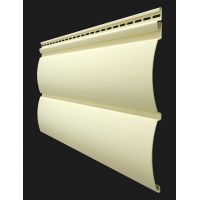 Виниловый сайдинг - Серия PREMIUM Blockhaus D4,7T (бревно) Банан Виниловый сайдинг - Серия PREMIUM Blockhaus D4,7T (бревно) Банан