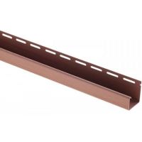 J-профиль Люкс Крашенный, T-15, ВН, Красно-коричневый J-профиль Люкс Крашенный, T-15, ВН, Красно-коричневый