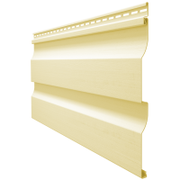 Виниловый сайдинг - серия PREMIUM D4,5D, (Корабельный брус) Банан Виниловый сайдинг - серия PREMIUM D4,5D, (Корабельный брус) Банан